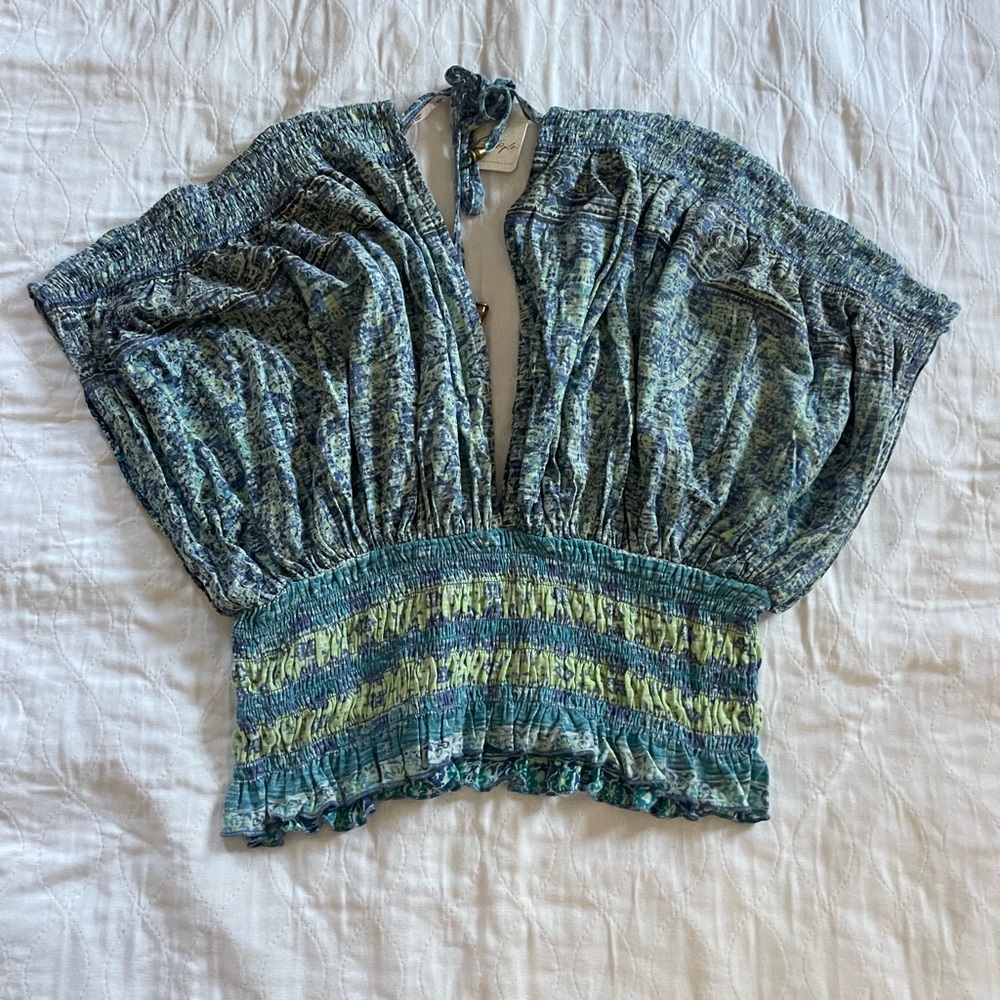 Free people tie back top
